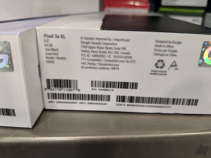 Google Pixel 3a XL'in kutusu ve özellikleri sızdı