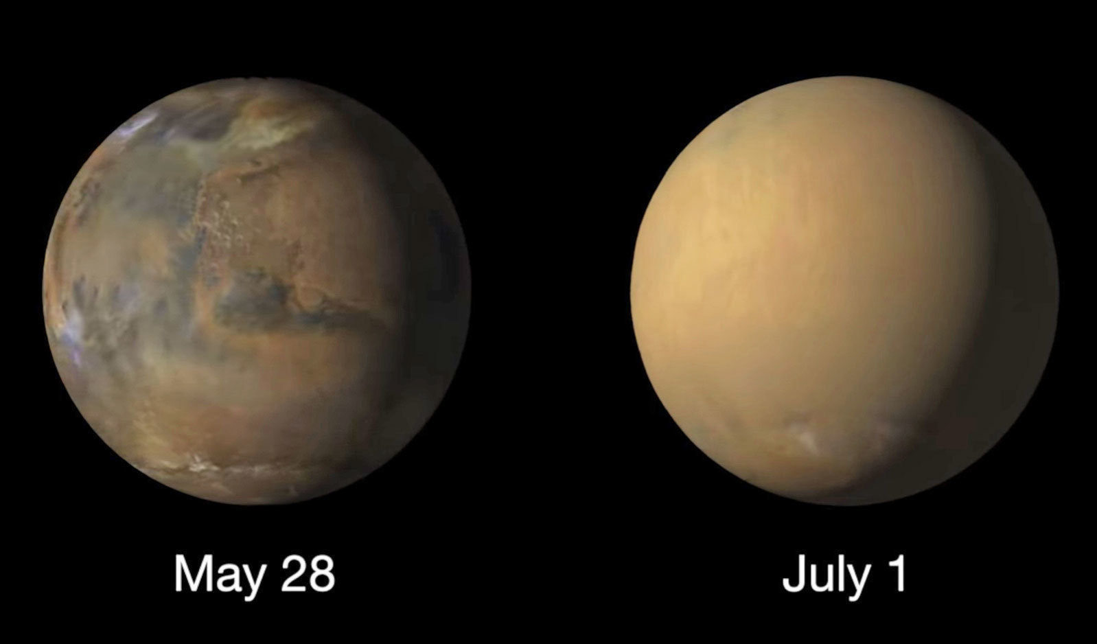 Mars’ın bütün suyunu kum fırtınaları çalmış olabilir