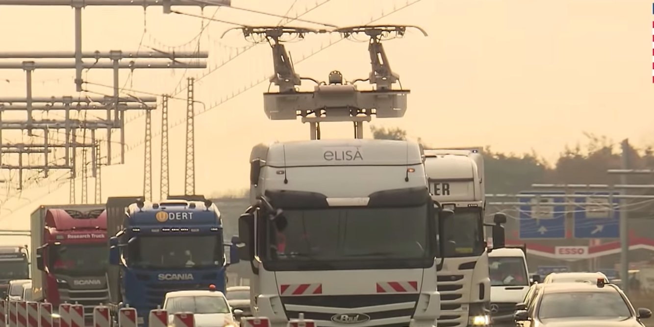 Almanya, ilk elektrikli otobanını Frankfurt'ta test ediyor