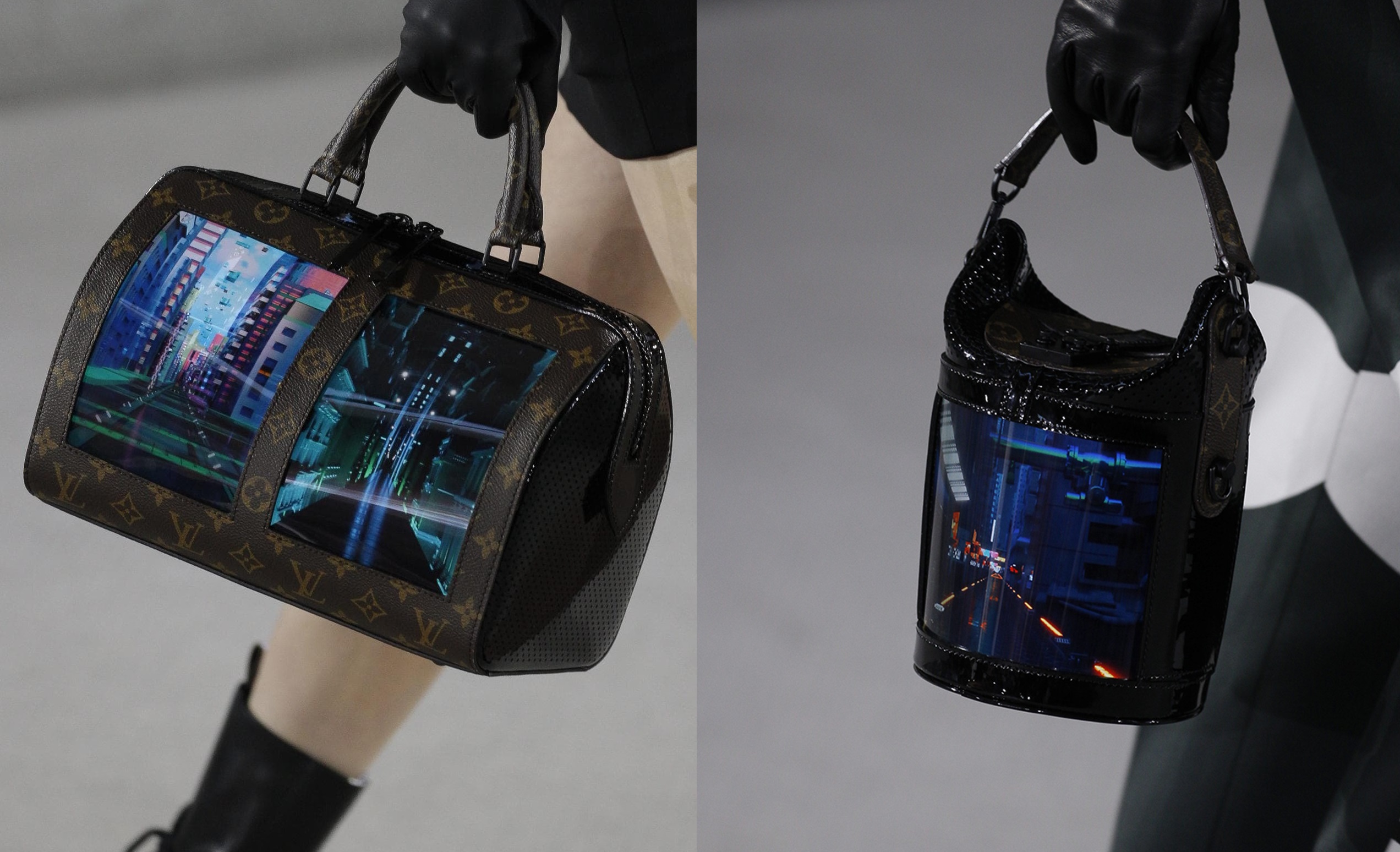 Louis Vuitton'dan esnek ekranlı kol çantası