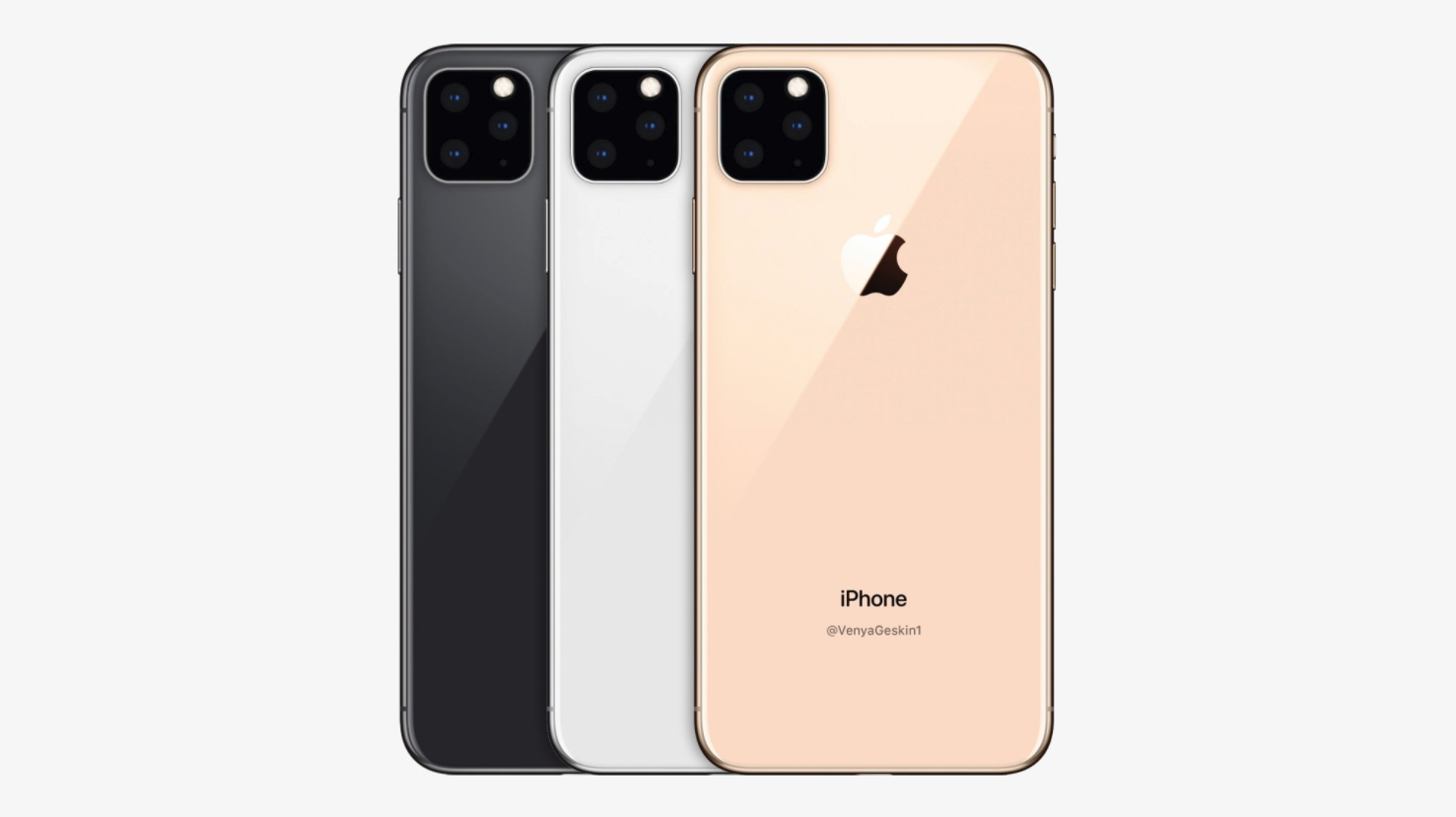 2019 iPhone modellerinin arka tasarımını ortaya koyan kalıp fotoğrafları yayınlandı