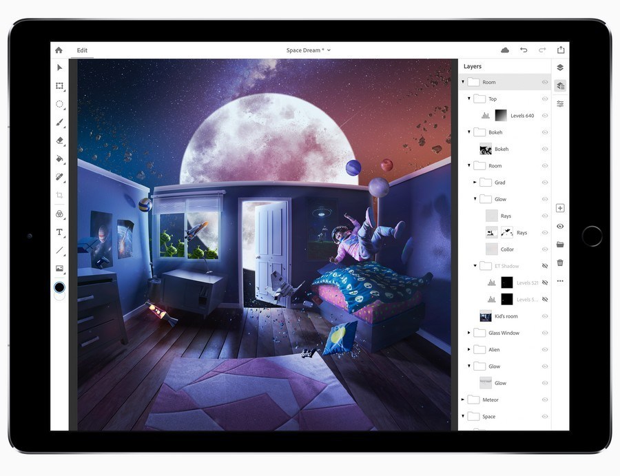 iPad için Adobe Photohop beta kayıtları başladı