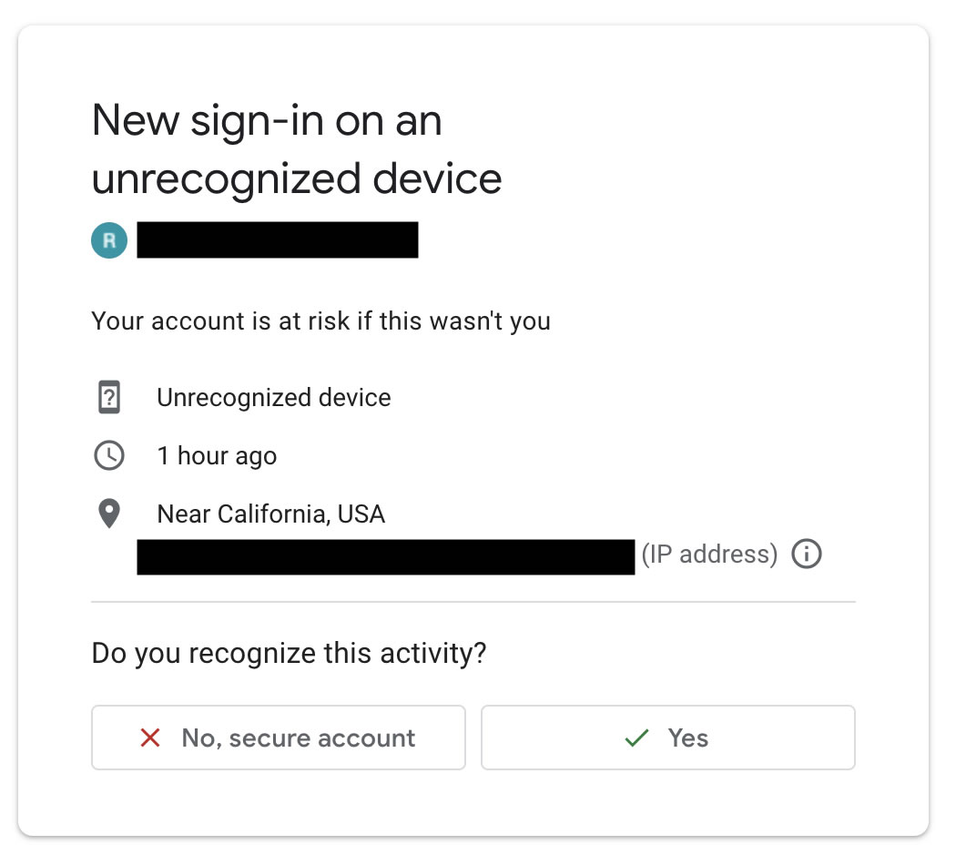 Gmail, gönderdiği bir bildirimle kullanıcıları korkuttu