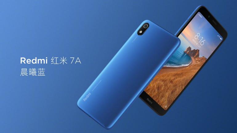 Redmi 7A tanıtıldı: Snapdragon 439 ve 4000mAh pil