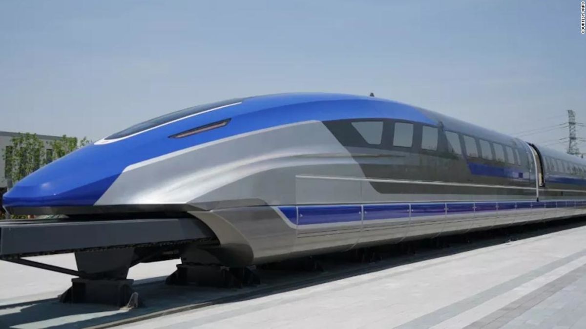 Çin’de 600km/sa hız yapan prototip maglev treni tanıtıldı