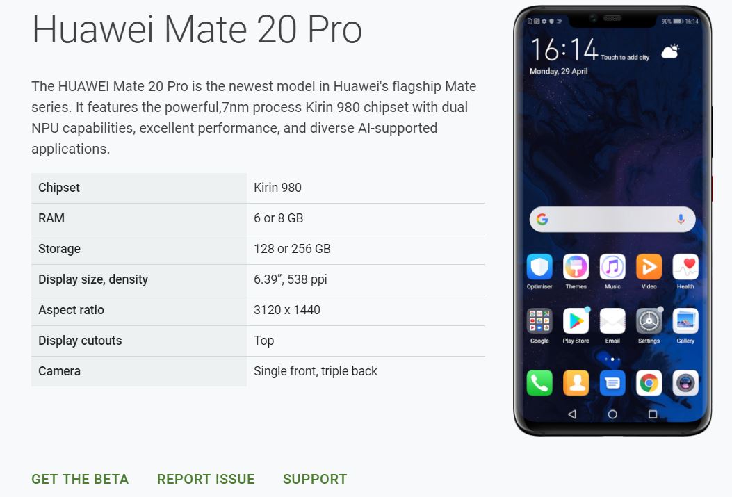 Google'dan geri adım: Huawei Mate 20 Pro, yeniden Android Q beta programında