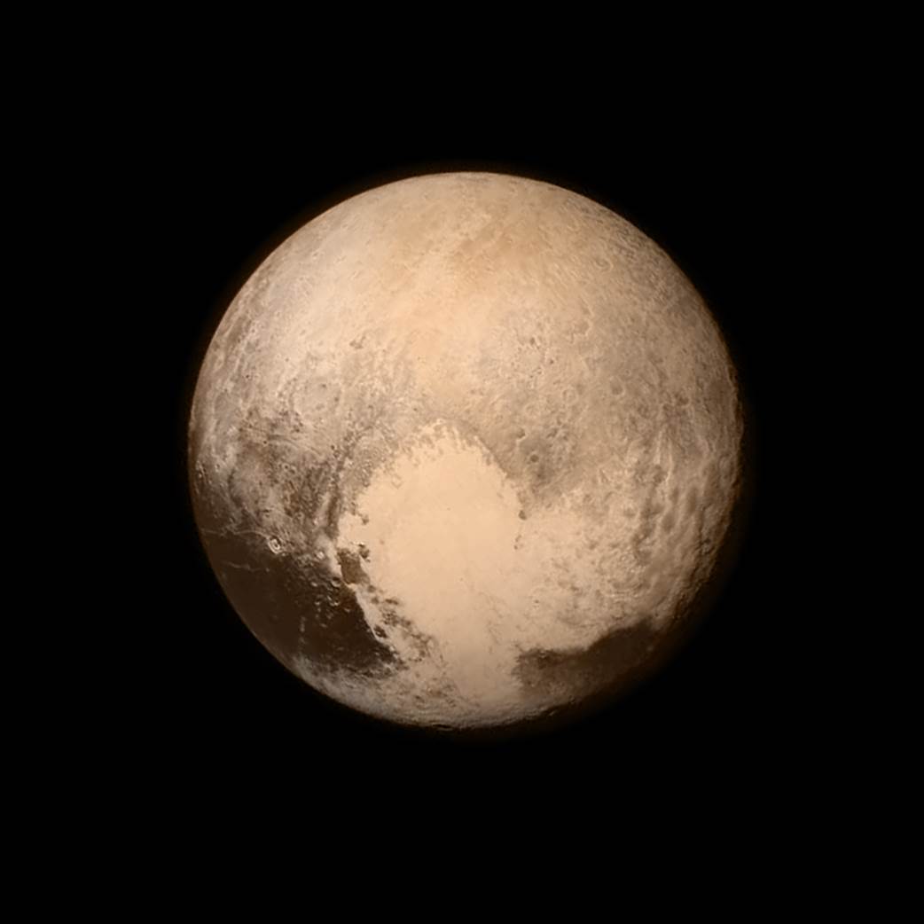 Pluton yuzeyinde bulunan amonyak yeralti suyuna isaret ediyor olabilir111376 0