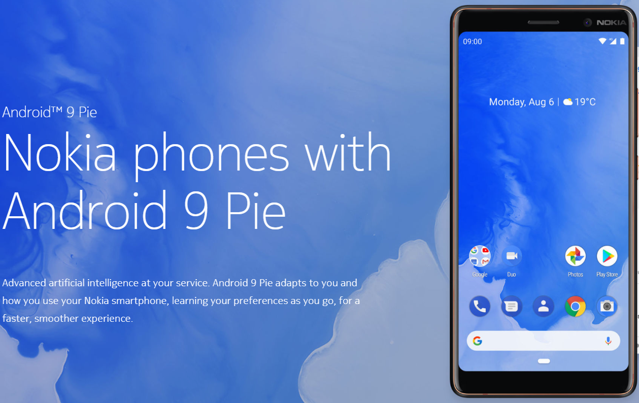 Android Pie güncellemesi alan Nokia telefonlar