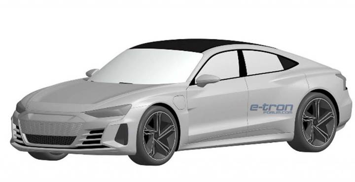 Audi e tron GT nin tasarimi sizdirildi Uretim versiyonu konsepte cok yakin olacak111386 1
