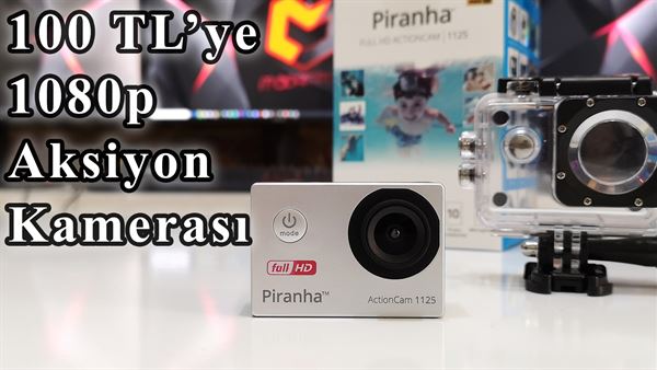 100tl fiyata 1080p ve full aksesuarli piranha 1125 aksiyon kamerasini inceliyoruz donanimhaber