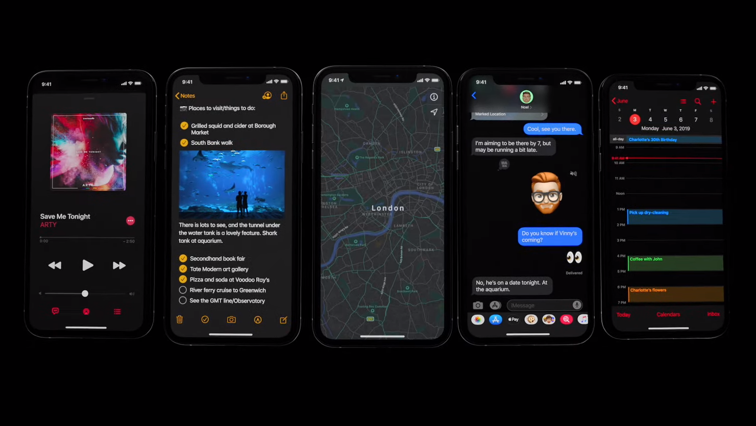 iOS 13 tanıtıldı, tüm özellikler