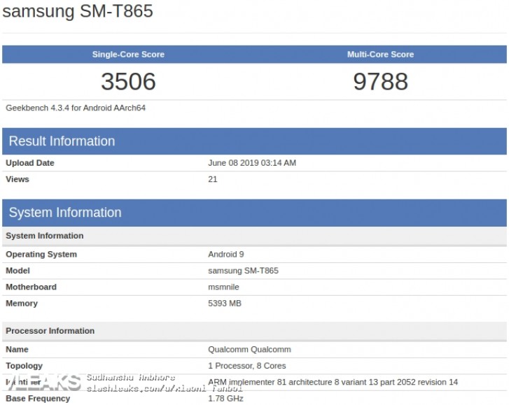 Amiral gemisi Samsung tablet GeekBench’te göründü