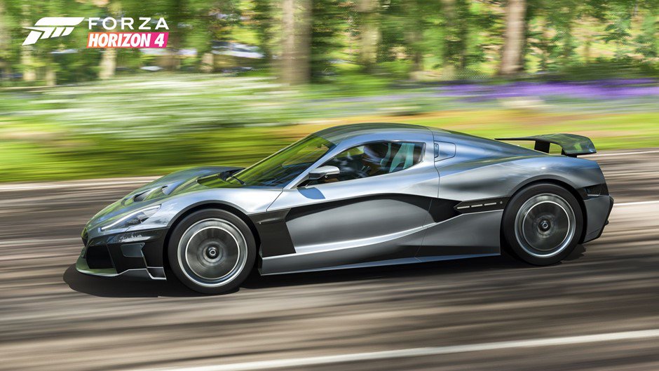 Elektrikli hiper otomobil Rimac C_Two, Forza Horizon 4'e eklendi