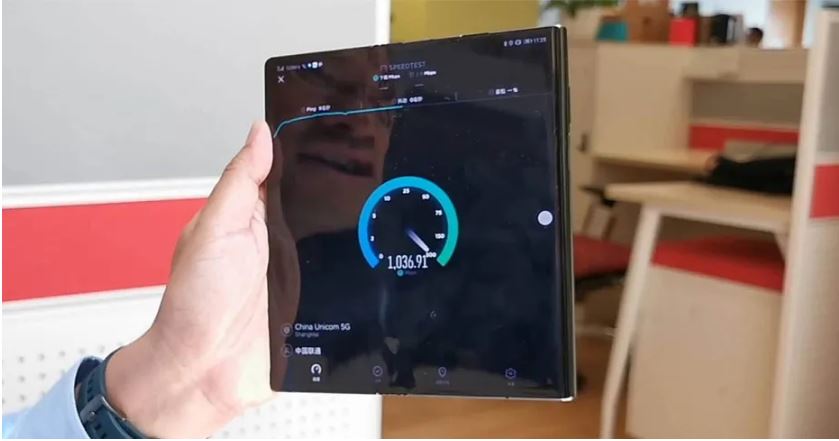 Huawei Mate X, 5G hız testinde 1 Gbps indirme hızına ulaştı