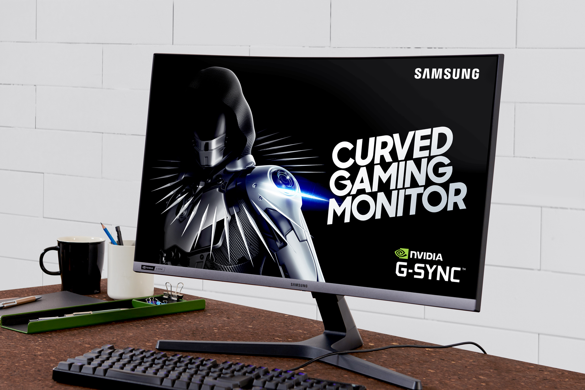 Samsung CRG5 kavisli ve G-Sync destekli 1080p oyuncu monitörü tanıtıldı