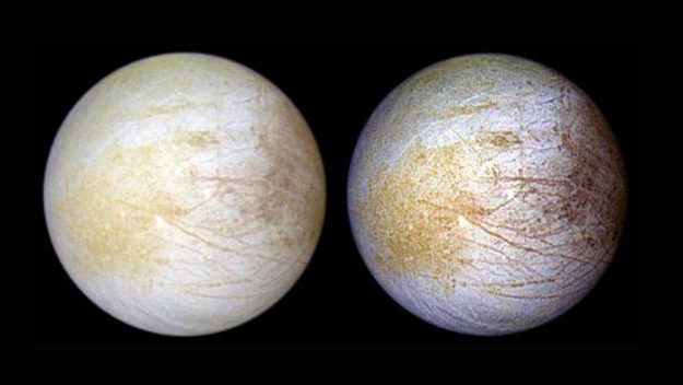 Jupiter’in uydusu Europa’nın yüzeyinde bol miktarda “sofra tuzu” tespit edildi