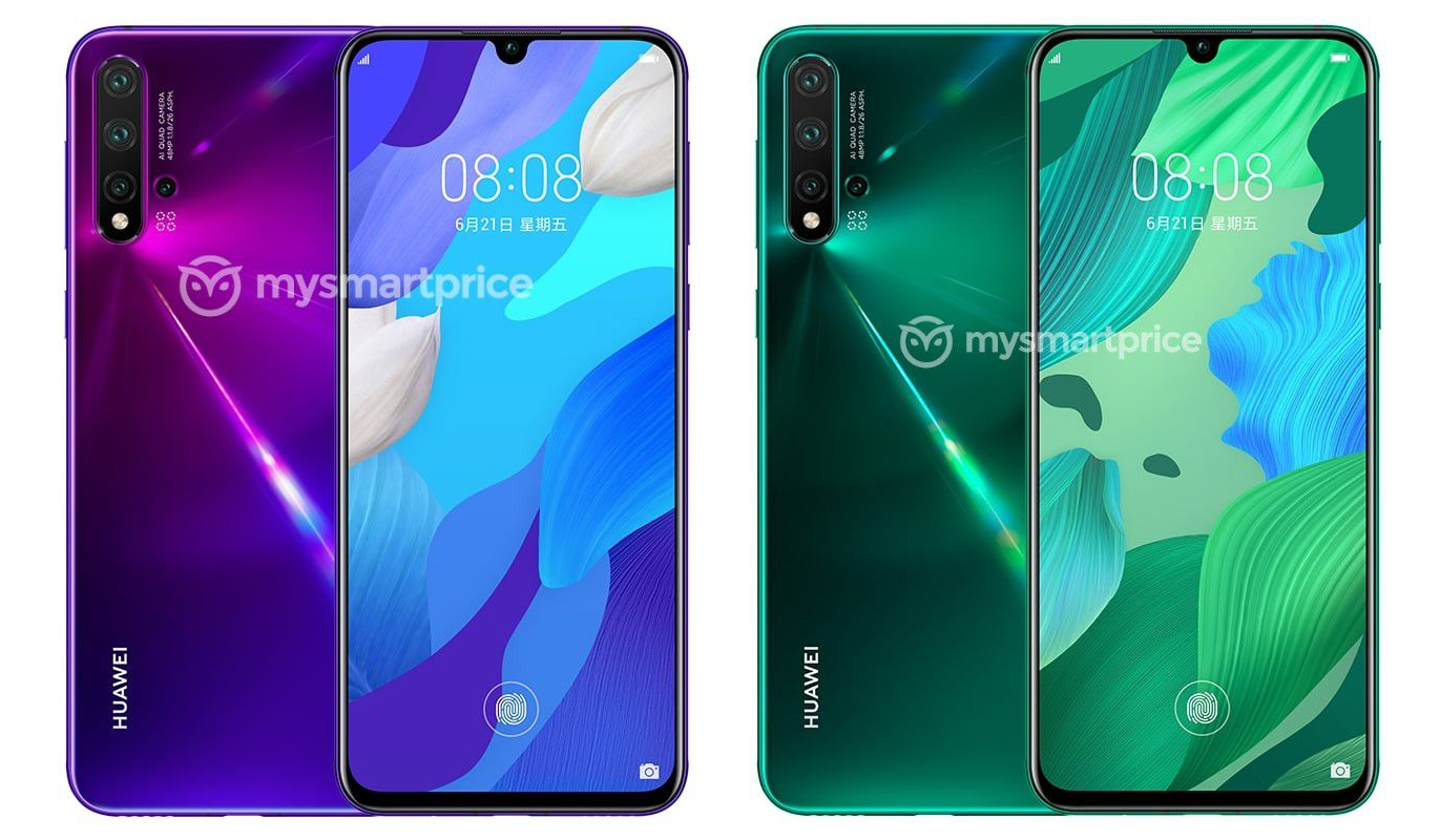 Huawei Nova 5 Pro'nun görselleri ve teknik özellikleri ortaya çıktı