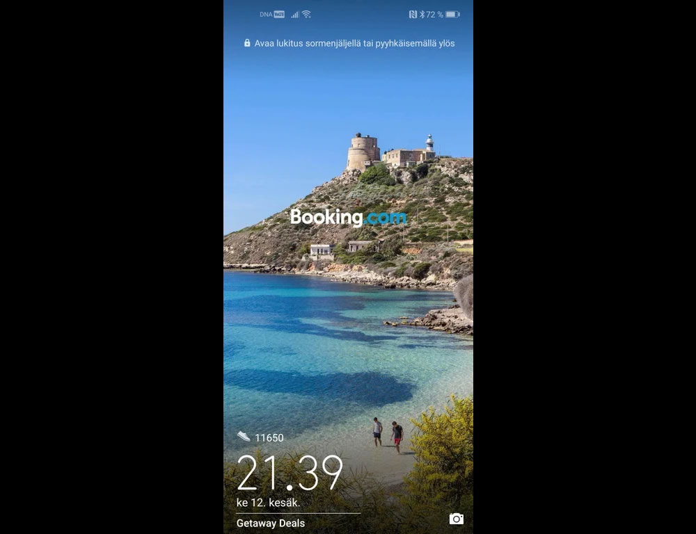 Huawei telefonların kilit ekranında reklam gösterilmeye başlandı