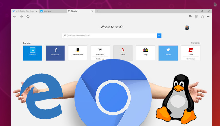 Microsoft Edge tarayıcısı Linux platformuna gelebilir