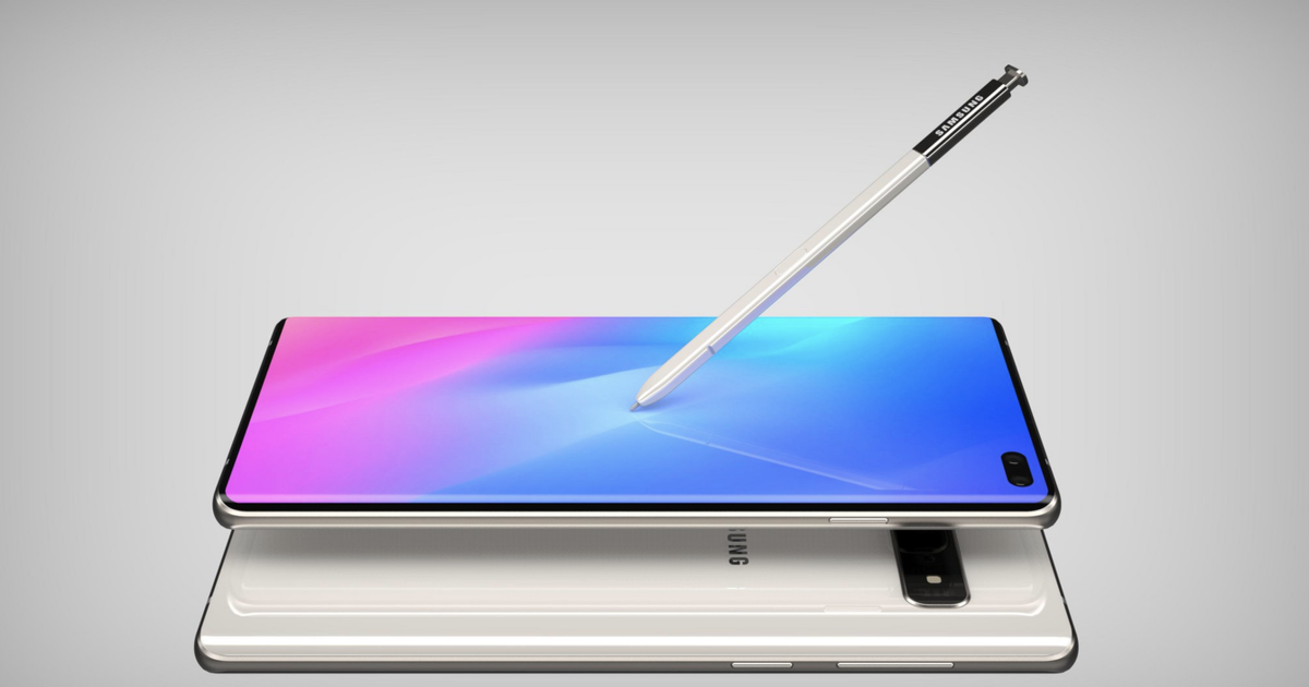 Samsung Galaxy Note 10'un tasarımı netleşiyor