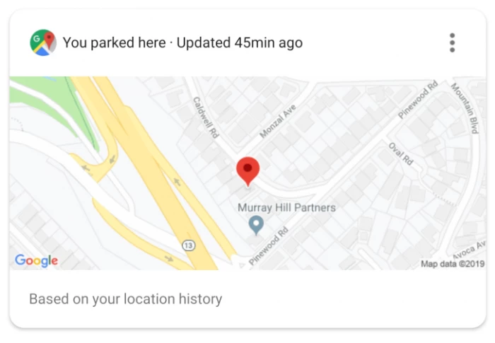 Google Asistan arabanızı park ettiğiniz yeri göste