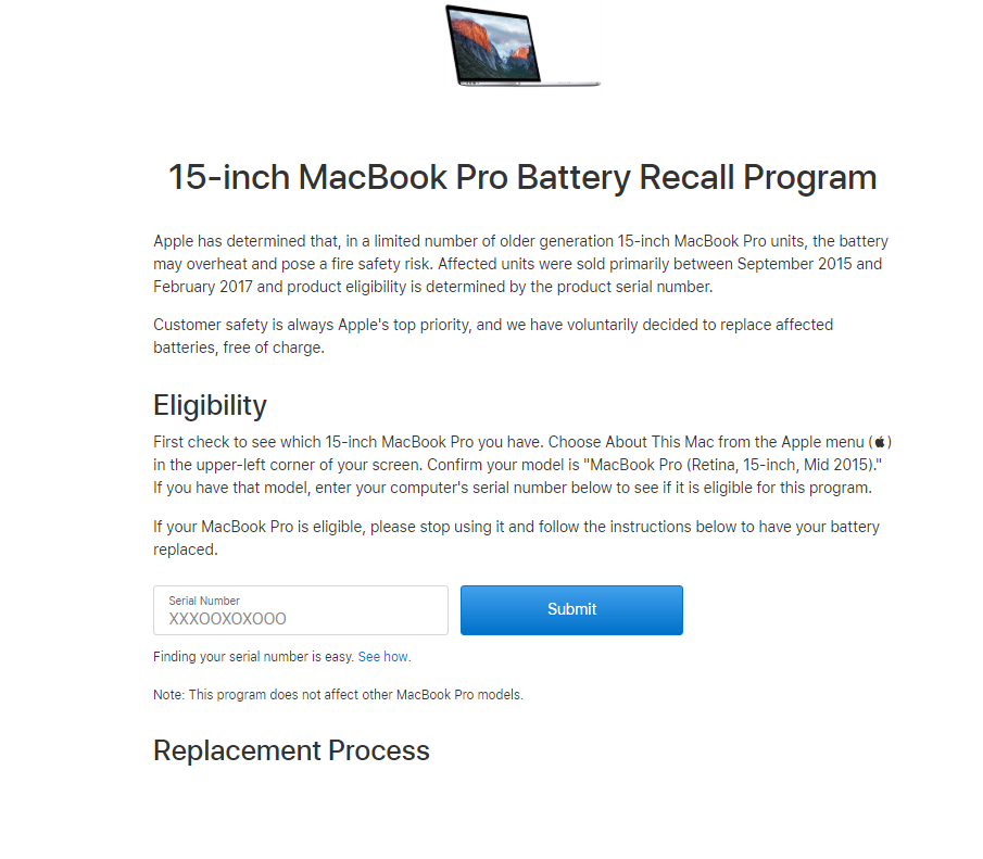 Bazı MacBook Pro modelleri aşırı ısınma ihtimali nedeniyle geri çağırılıyor