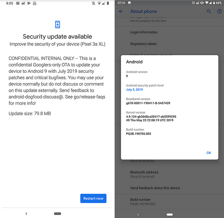 Google, Pixel 3a modellerine Temmuz güncellemesini yanlışlıkla erkenden gönderdi