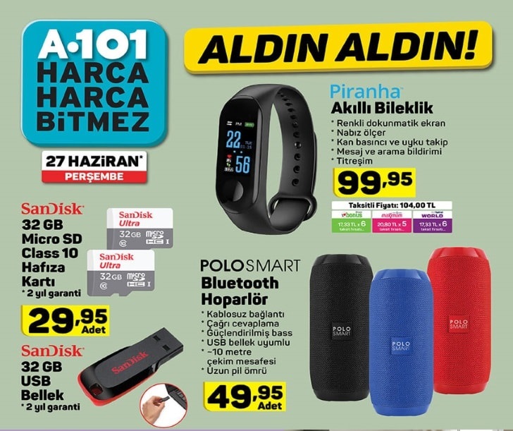 Haftaya A101 marketlerde Alcatel 1S var