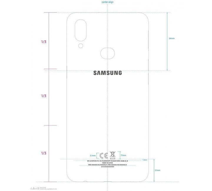 Samsung Galaxy A10s çift kamera ve 3.900 mAh batarya ile geliyor