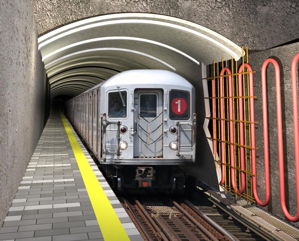 Metro tünellerinde ortaya çıkan enerji, binlerce haneyi ısıtmak için kullanılabilir