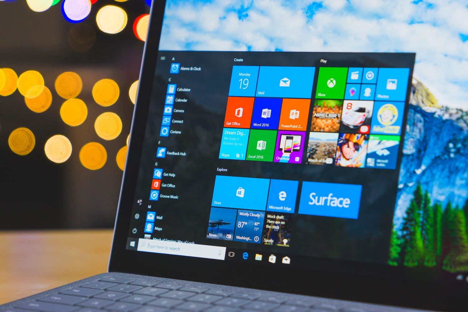 En çok kullanılan masaüstü işletim sistemi Windows 10