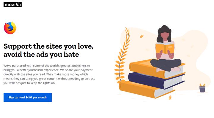 Firefox ücretli reklam engelleme