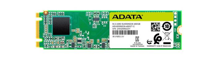 ADATA Ultimate SU650 M.2 SSD modeli duyuruldu