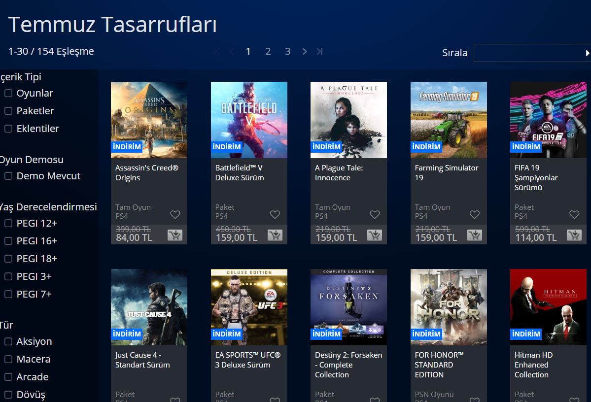 PlayStation Store'da 'Temmuz İndirimleri' başladı