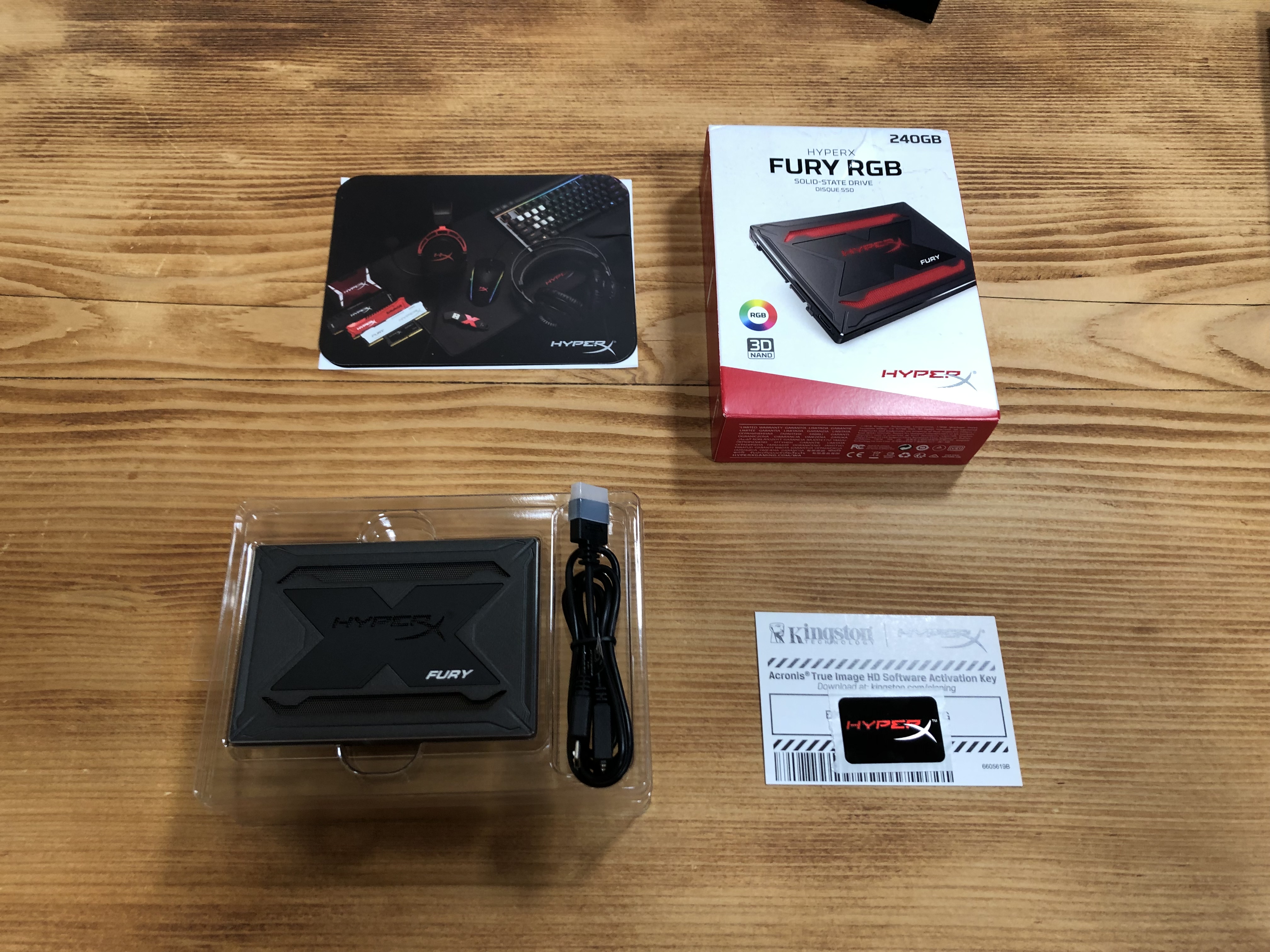 HyperX Fury RGB SSD incelemesi