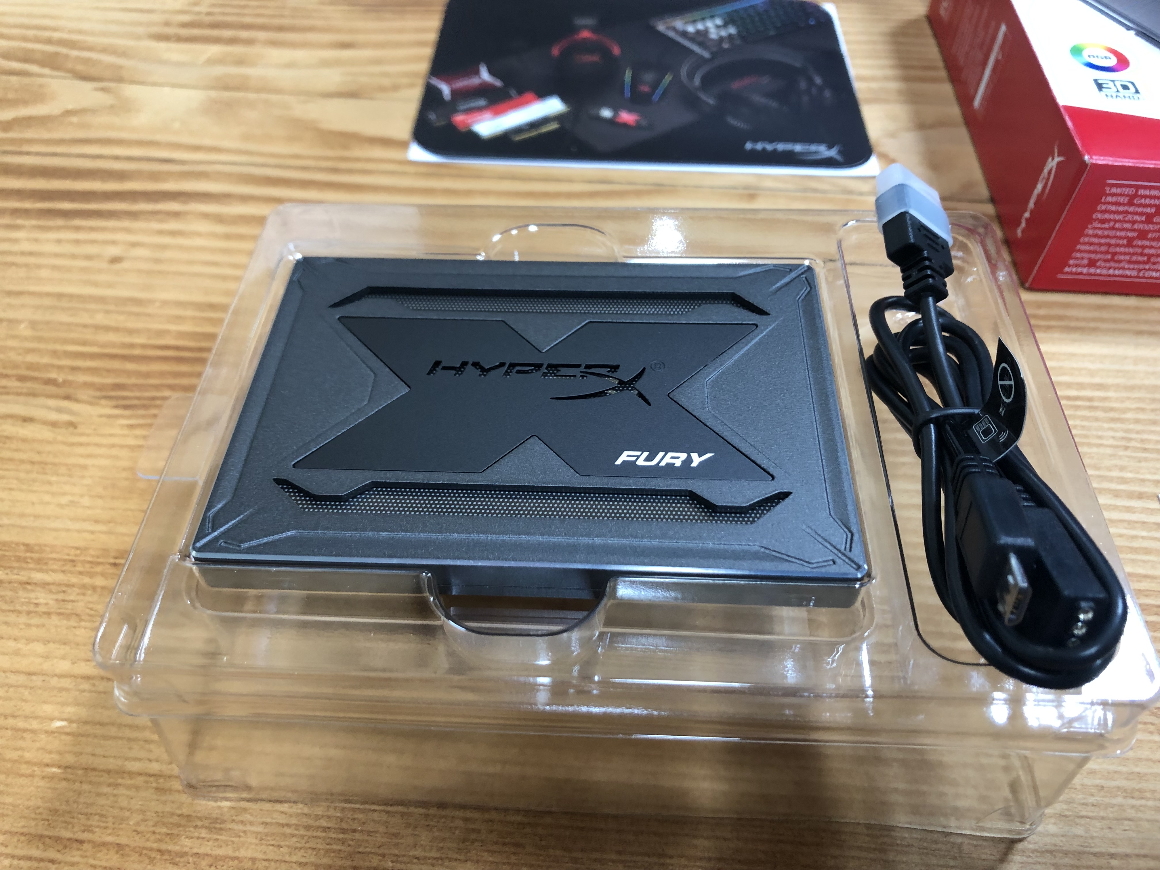 HyperX Fury RGB SSD incelemesi