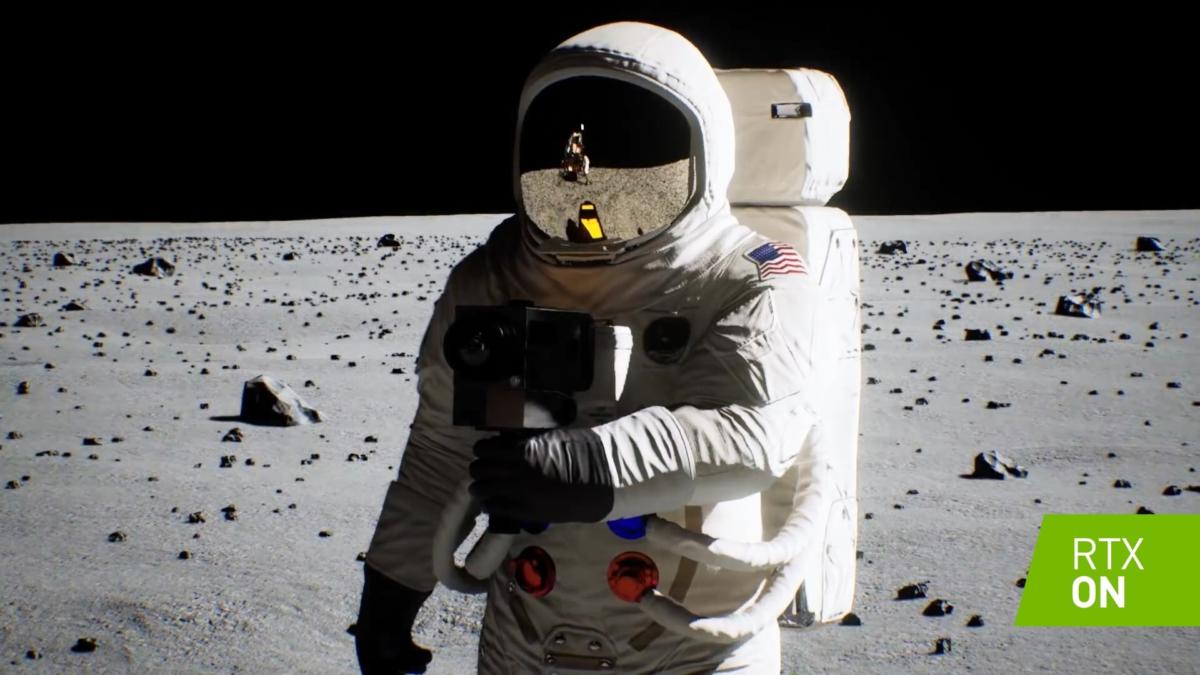 Apollo 11 görevi, NVIDIA’nın ışın izleme teknolojisi ile yeniden hayat buldu