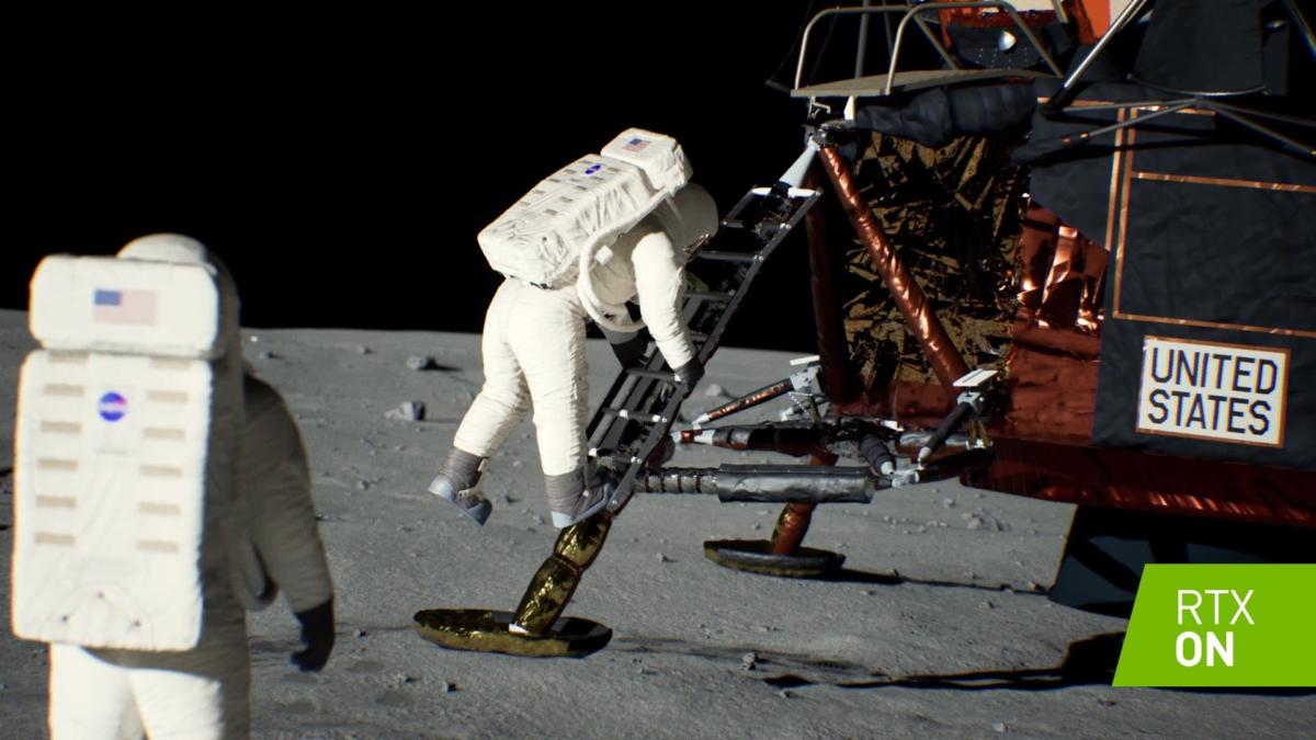 Apollo 11 görevi, NVIDIA’nın ışın izleme teknolojisi ile yeniden hayat buldu