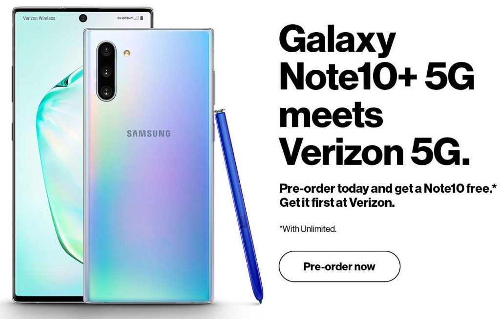 Samsung Galaxy Note 10+ 5G resmi basın görseliyle karşımızda