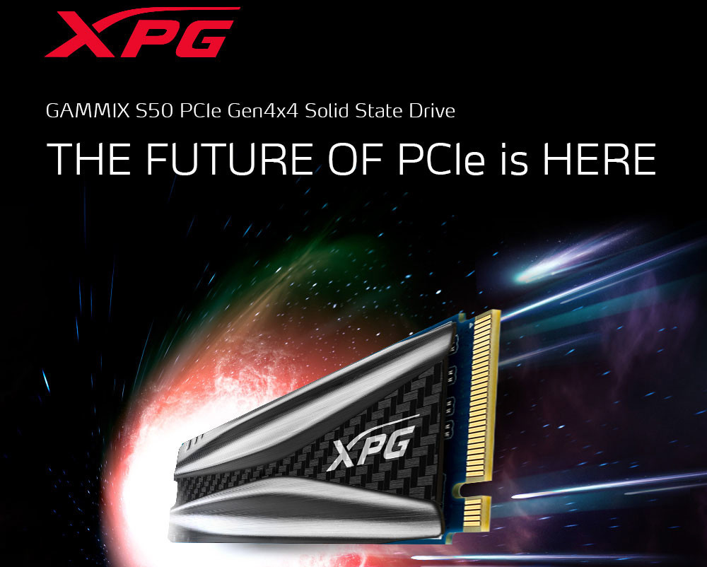 ADATA PCIe 4.0x4 arayüzünü kullanan GAMMIX S50 SSD’sini duyurdu