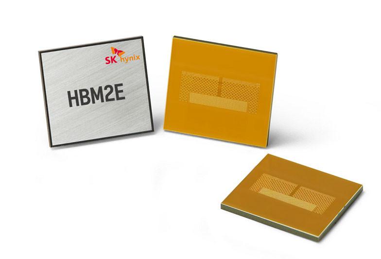 SK Hynix tek kümede 460 GB/s hıza ulaşan HBM2E belleğini duyurdu