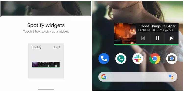 Spotify Android Widget’leri kaldırıldı