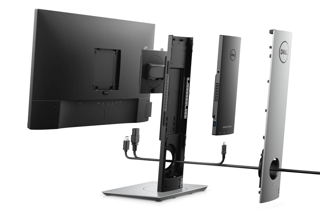 Monitör standı şeklinde bilgisayar: Dell OptiPlex 7070 Ultra