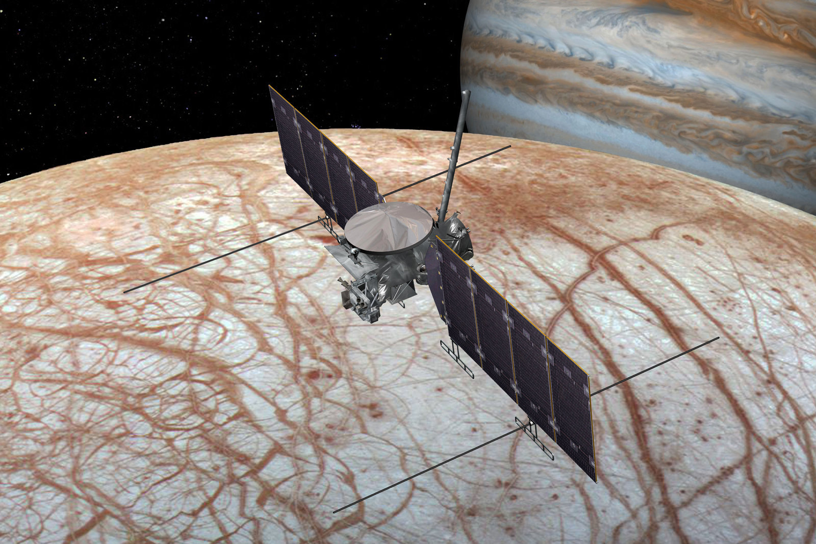 NASA, Jüpiter’in uydusu Europa’ya düzenlenecek görev için yeşil ışık yaktı 