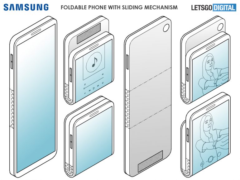 Samsung dikey olarak katlanabilen akıllı telefon patenti aldı