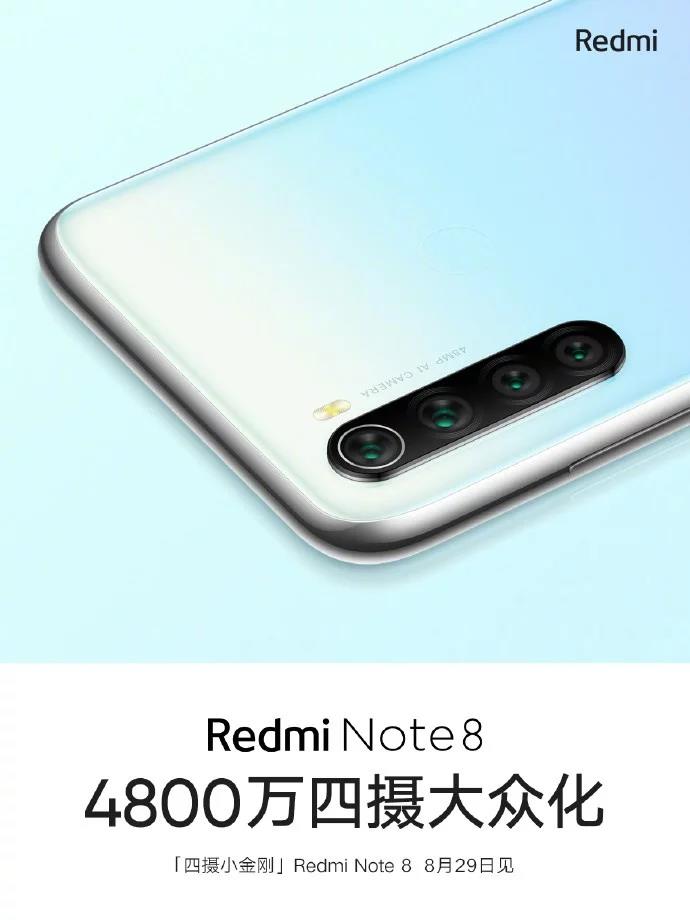 Redmi Note 8’in kamera görseli paylaşıldı