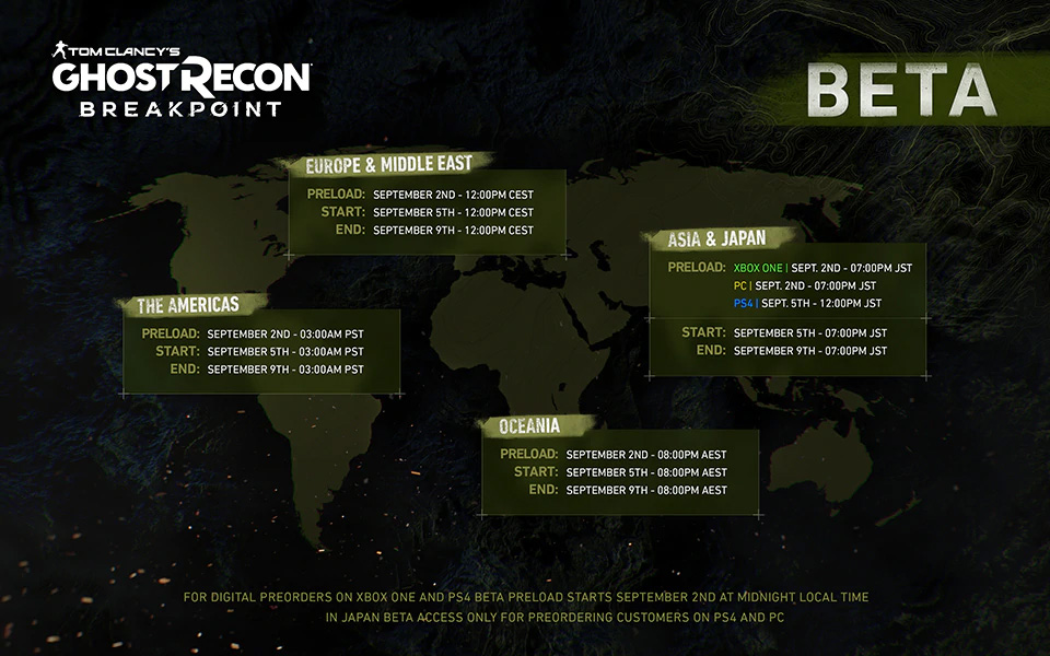Ghost Recon Breakpoint betası ile ilgili detaylar paylaşıldı