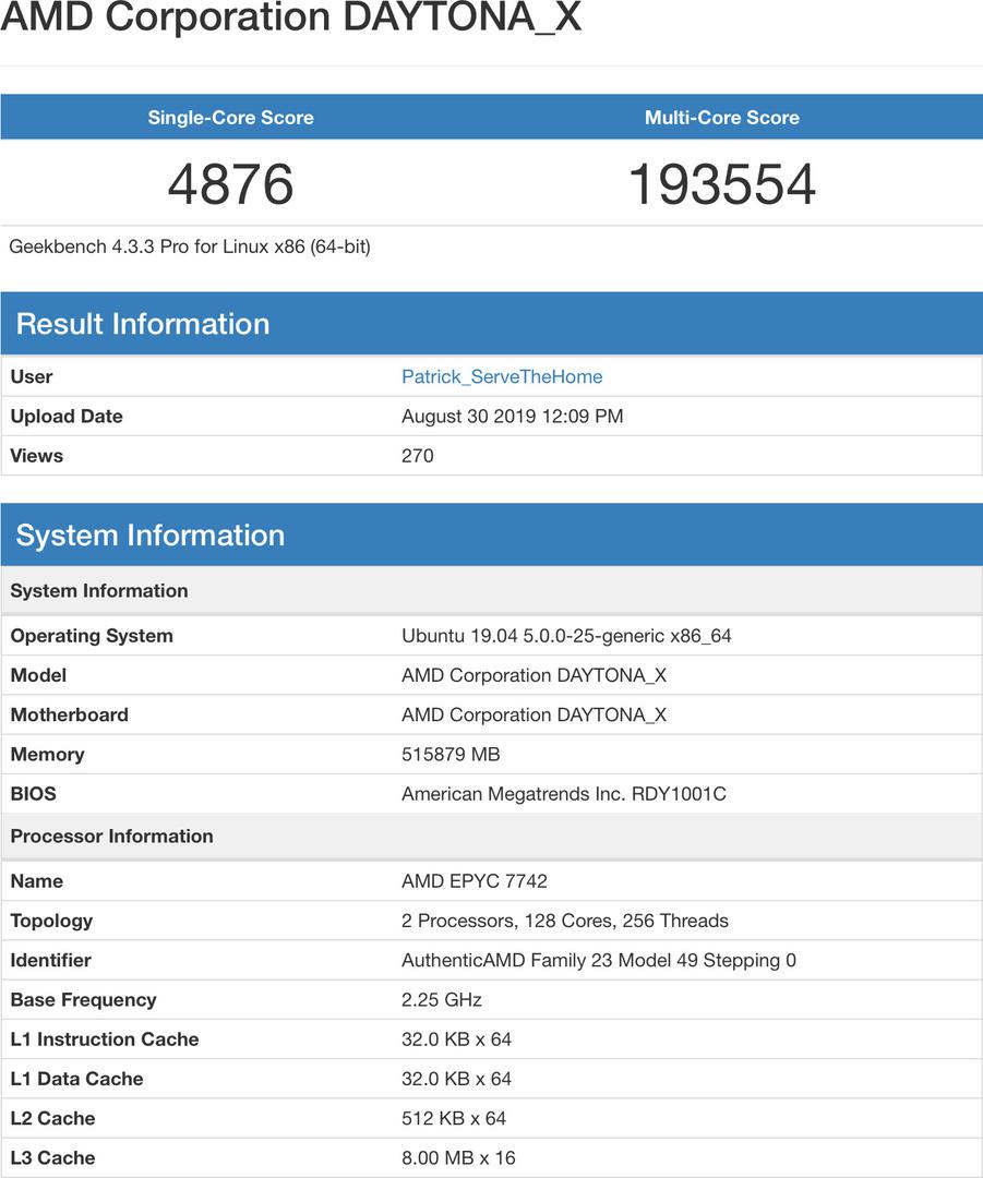 Ortaya çıkan EPYC, Intel Xeon modelinin %25’i fiyatında %20 daha hızlı