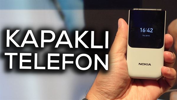 kapakli telefon dondu nokia 2720 flip on inceleme