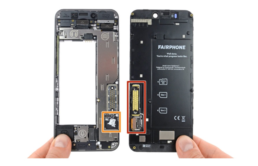 En kolay tamir edilebilir telefon Fairphone 3